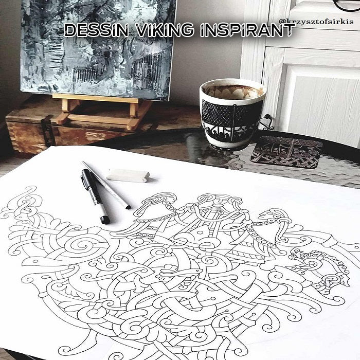 Idées de dessin Viking inspirant ou à colorier