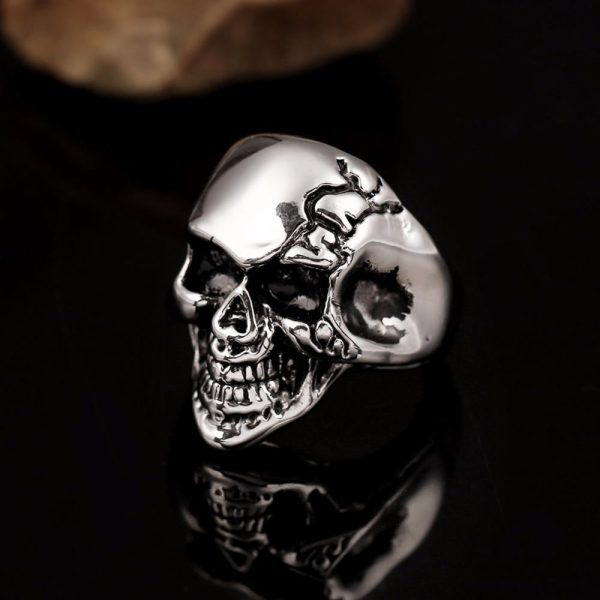 Bague Crâne Au Sourire