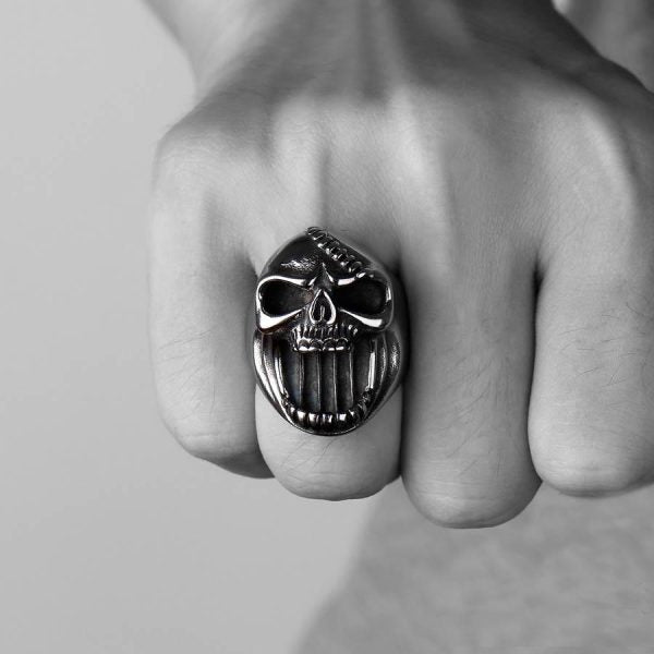 Bague Crâne Décapsuleur