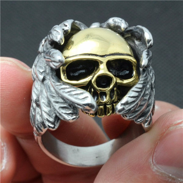 Bague Crâne Épineux