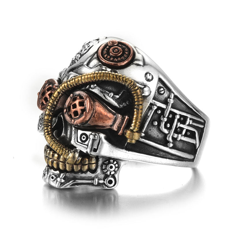 Bague Crâne Steampunk