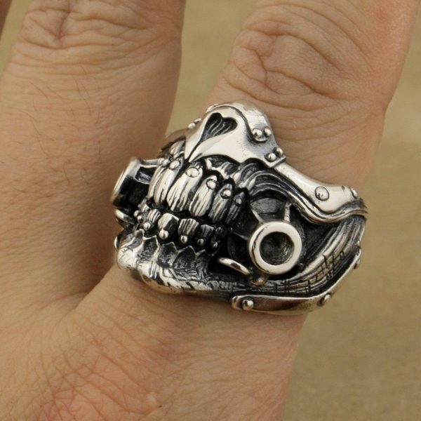 Bague Crâne du Poids des Âmes
