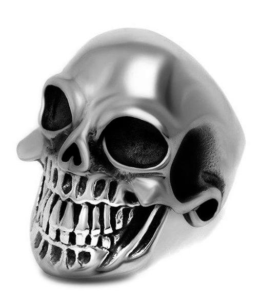 Bague Skull de Géant en Acier