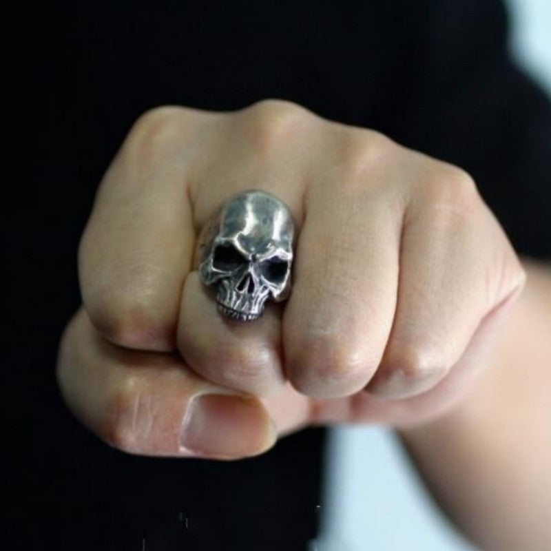 Bague Tête de Mort Antique