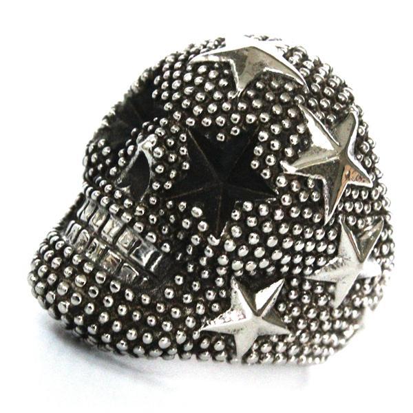 Bague Tête de Mort Étoilée