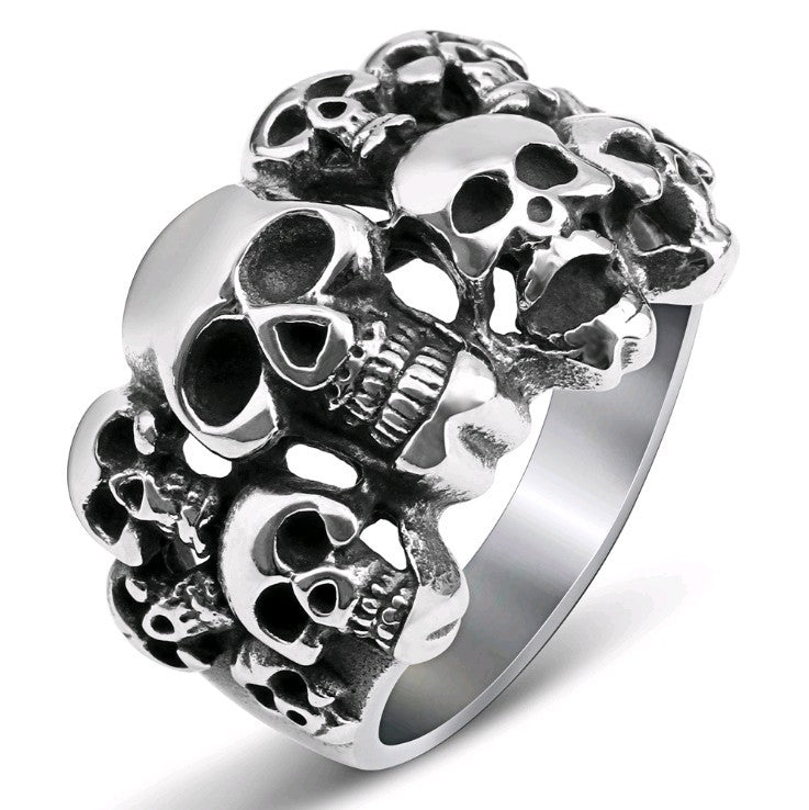 Bague Tête de Mort Seigneur des Cendres