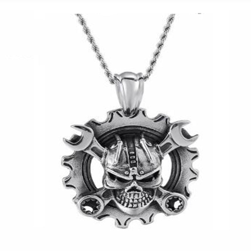 Collier Tête de mort Route Rebel