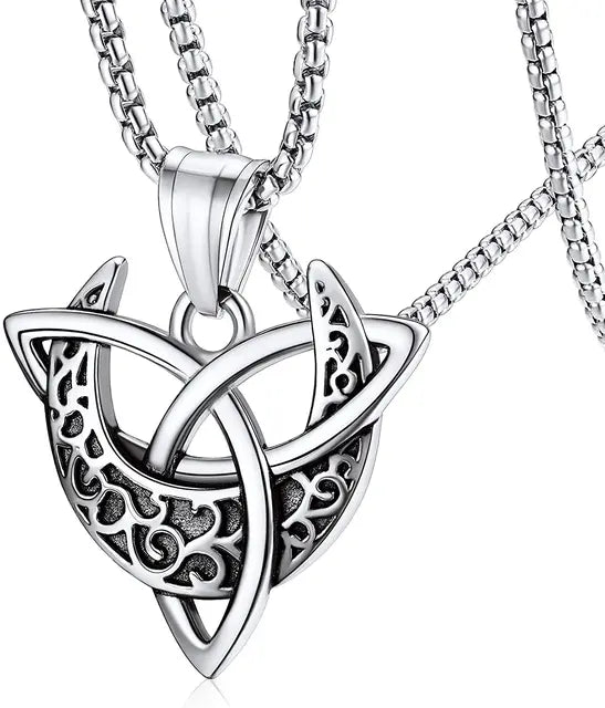 Collier Viking Valknut - Entrelacs du Destin