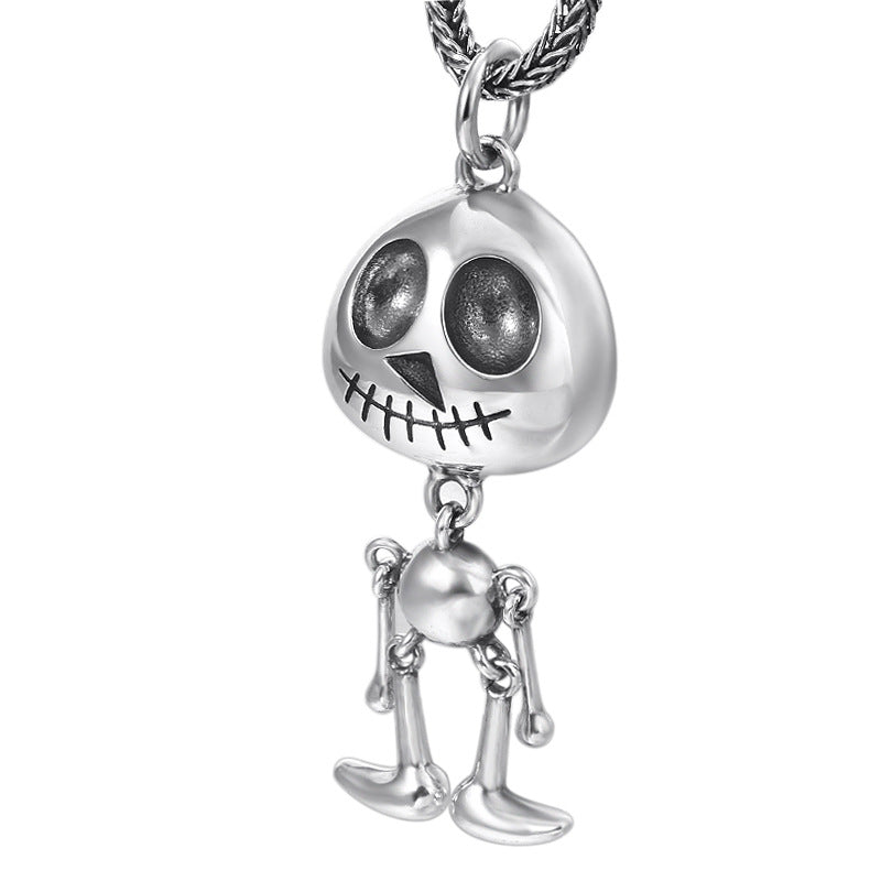 Pendentif Crâne Majestueux Argent