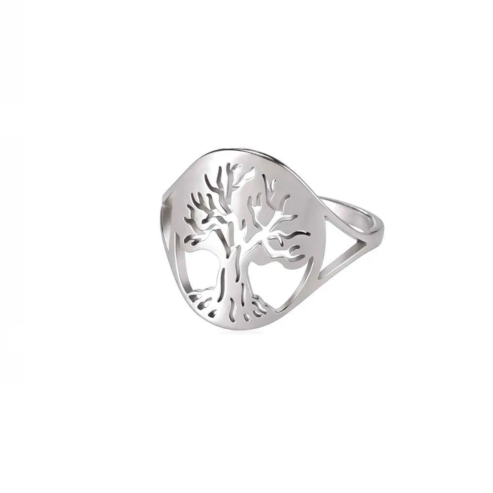 Bague Arbre Sérénité - Argentée