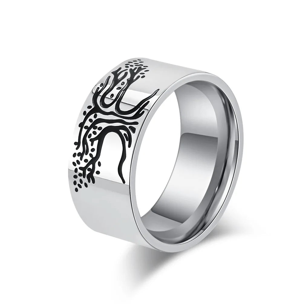 Bague Arbre De Vie Éclat Argenté
