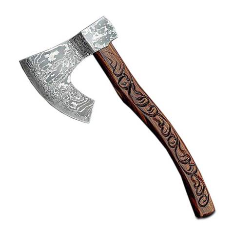 Hache Viking <br>Gravure Bois</br> Viking Shop