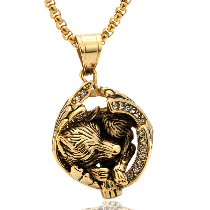 Collier Viking <br>Loup Fenrir</br> Viking Shop