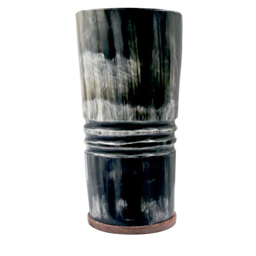 Tasse Viking En Corne De Bœuf Avec Gravures