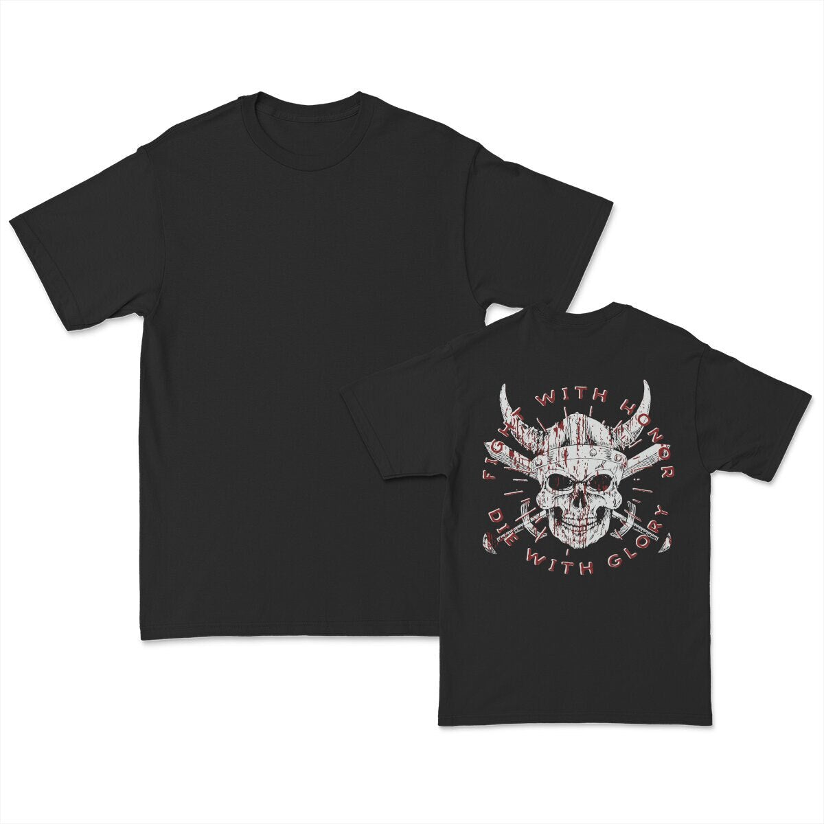 T-shirt Viking Crâne Nordique