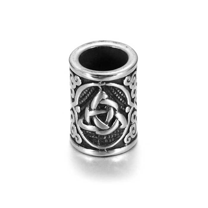 Perle En Acier <br>Rune Triquetra</br> Viking Shop