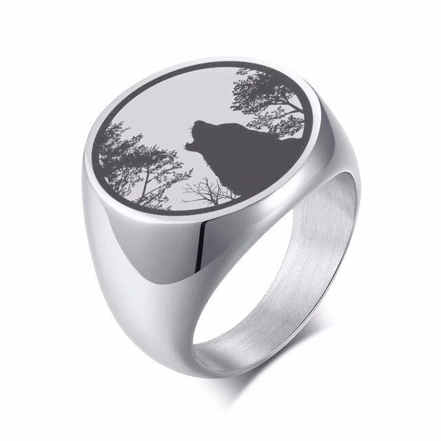 Bague Viking <br>Loup Fenrir</br> Viking Shop