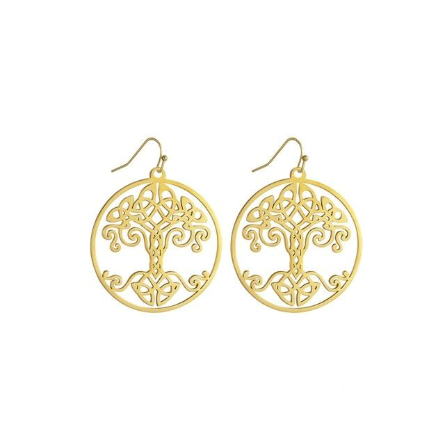 Boucles d'Oreilles <br>Arbre De Vie</br> Viking Shop