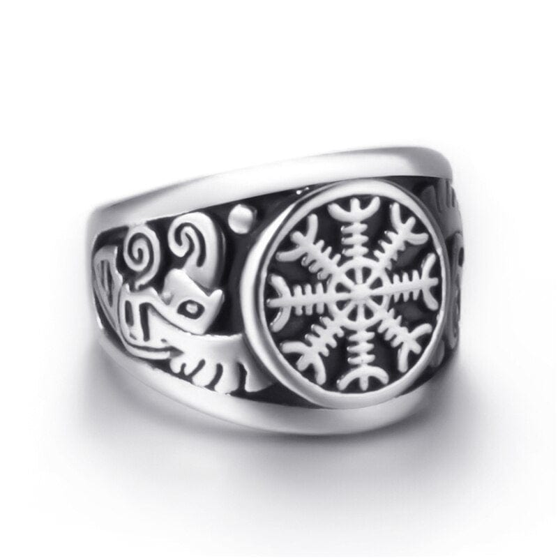 Bague Viking <br>Aegishjalmur</br> Viking Shop