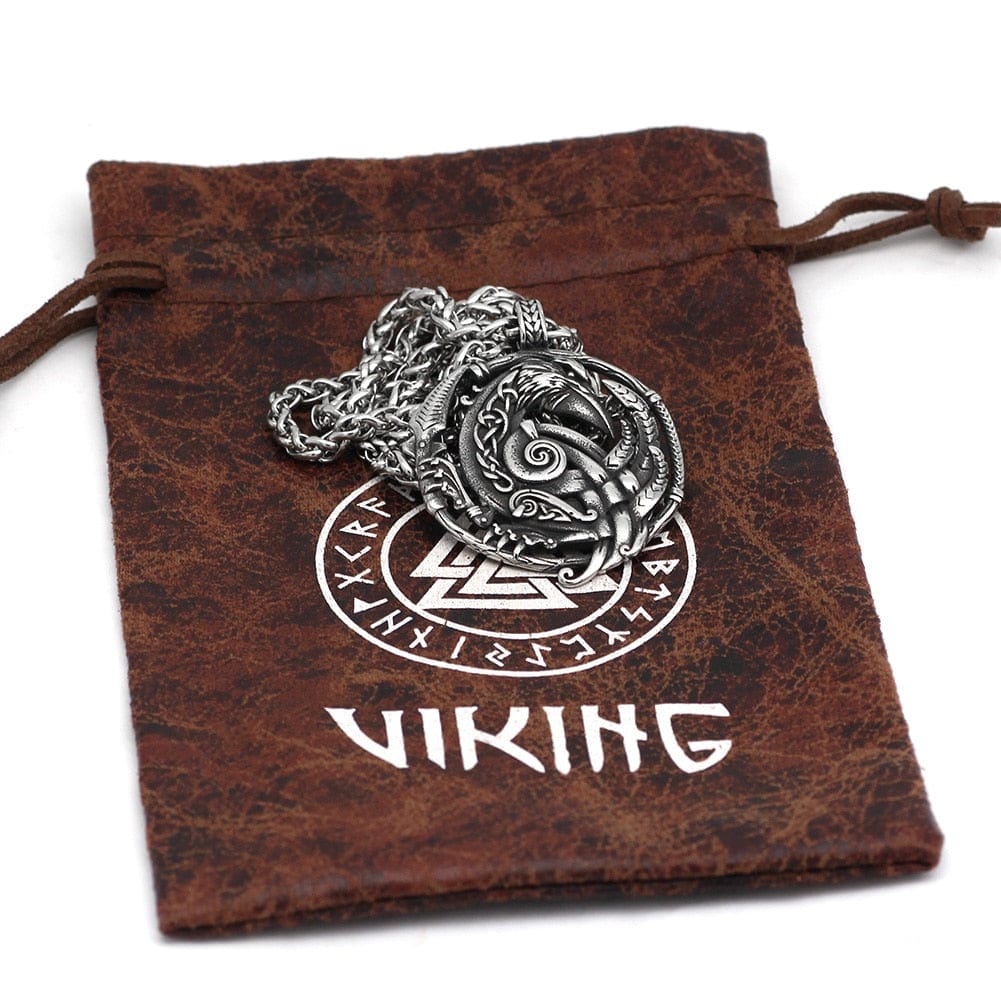 Collier Viking <br>Corbeau</br> Viking Shop