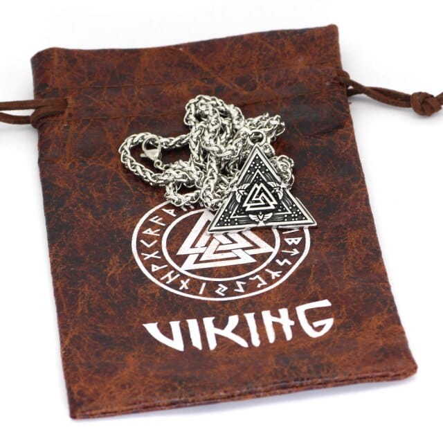Collier Viking <br>Valknut Et Corbeaux</br> Viking Shop