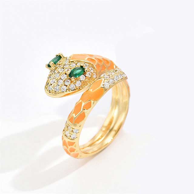 Bague Viking <br>Serpent de Midgard</br> Viking Shop