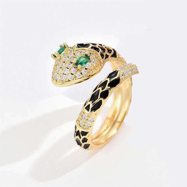 Bague Viking <br>Serpent de Midgard</br> Viking Shop