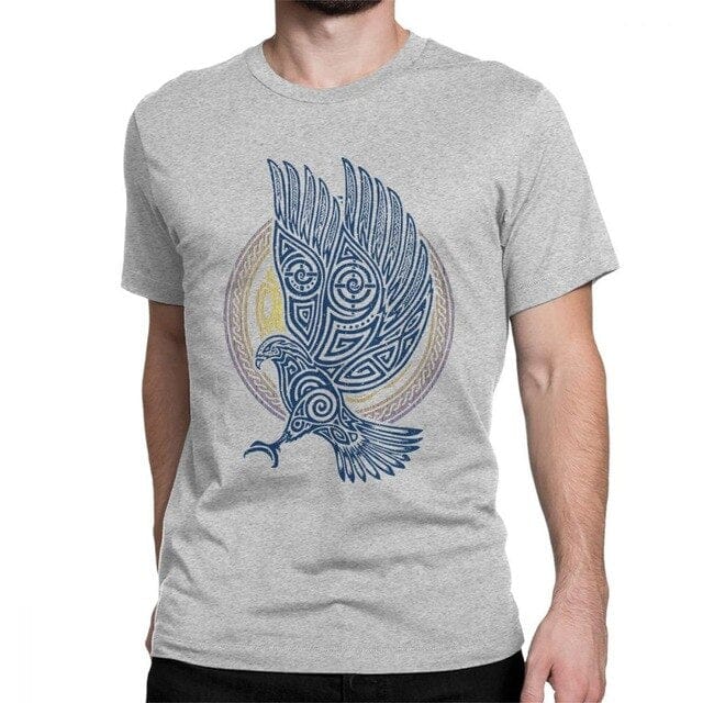 T-shirt Viking Corbeau