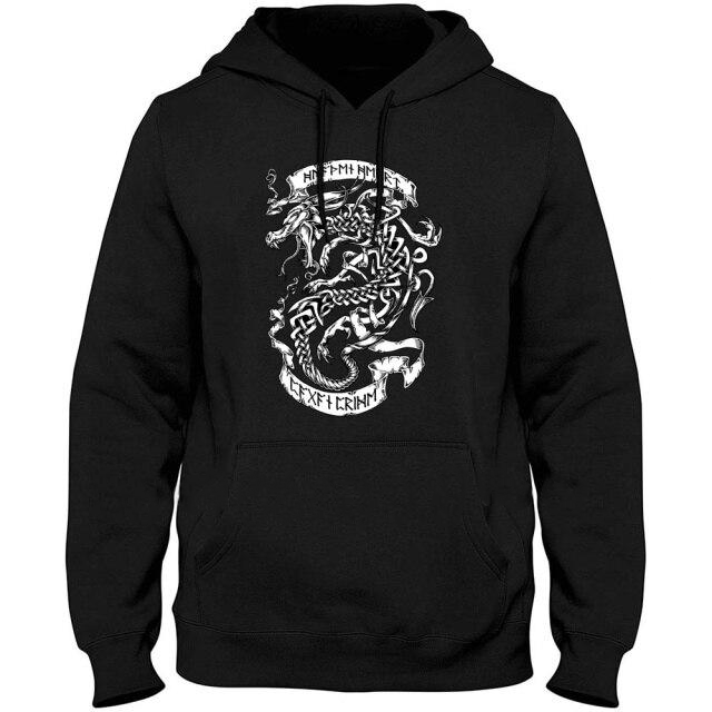 Sweat-Shirt Viking <br>Serpent De Midgard</br> Viking Shop