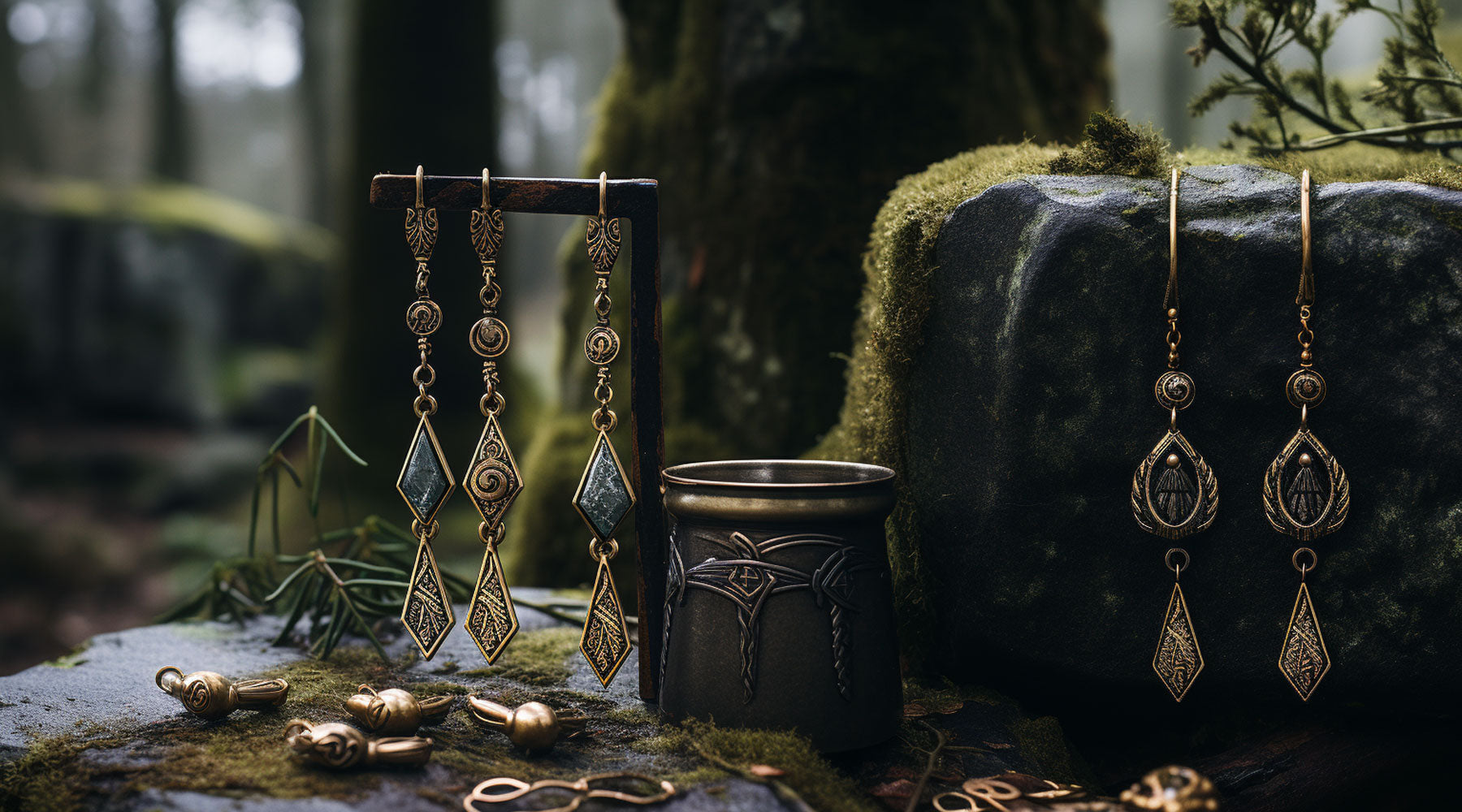 Boucles D'oreilles Viking
