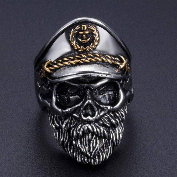 Bague Crâne de Capitaine