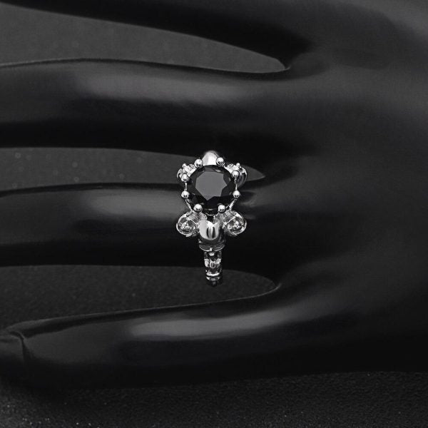 Bague Gothique Odinique en Acier