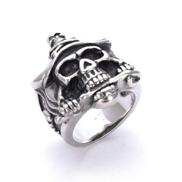 Bague Terreur de Loki en Acier