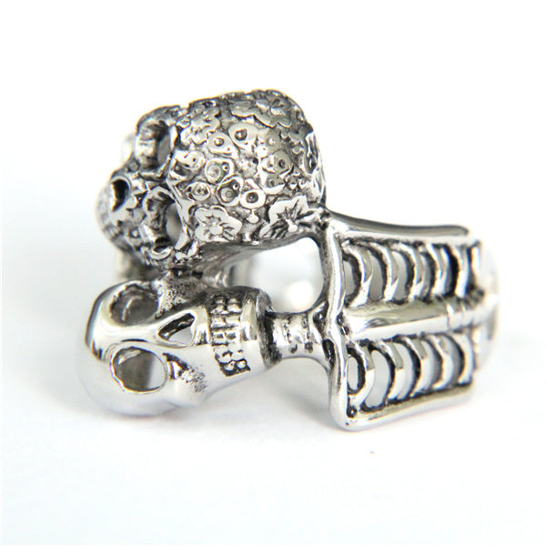 Bague Tête de Mort Veillée Funeste