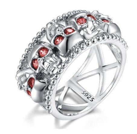 Bague Viking Mortuaire Femme en Argent