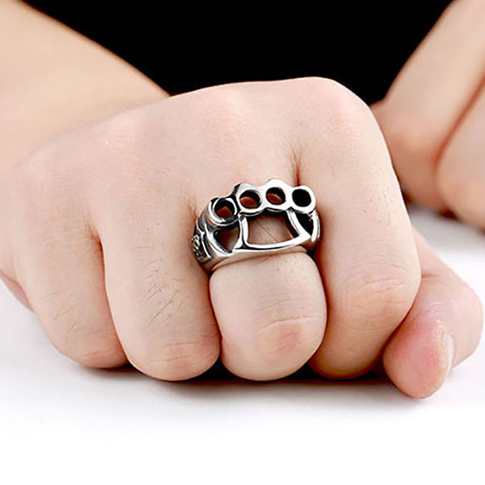 Bague de Combat Viking - Acier Résistant