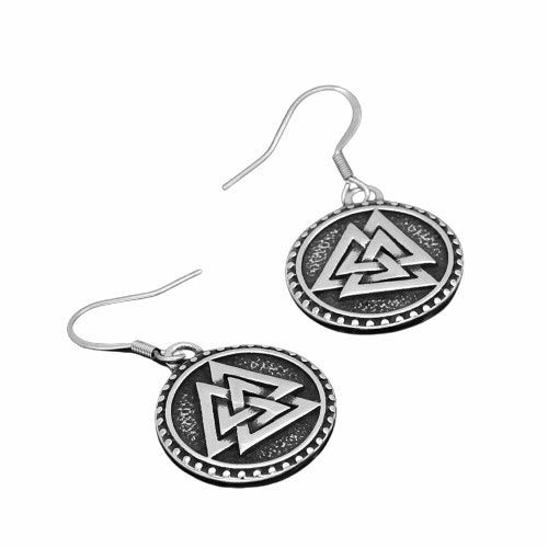 Boucles D'Oreilles Viking Valknut