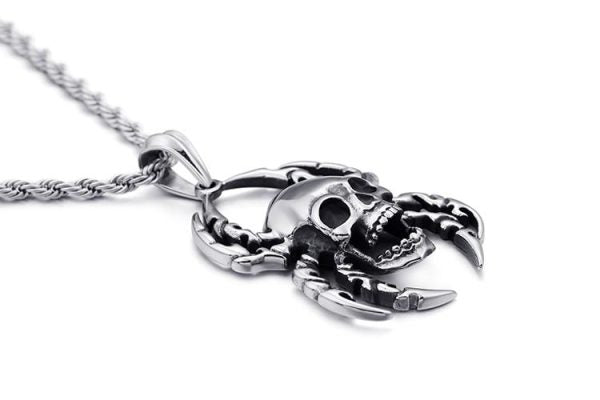 Collier Crâne - Toile Mystique