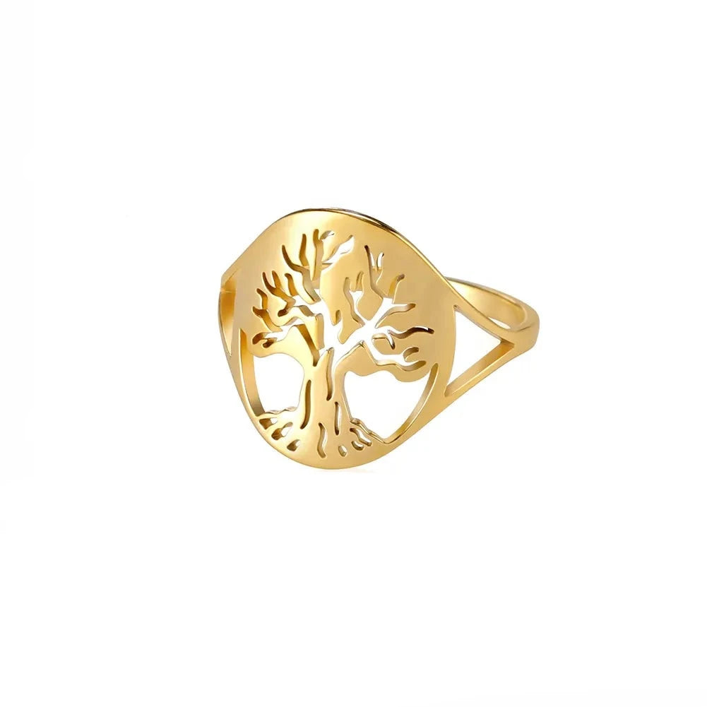 Bague Souffle d'Arbre De Vie