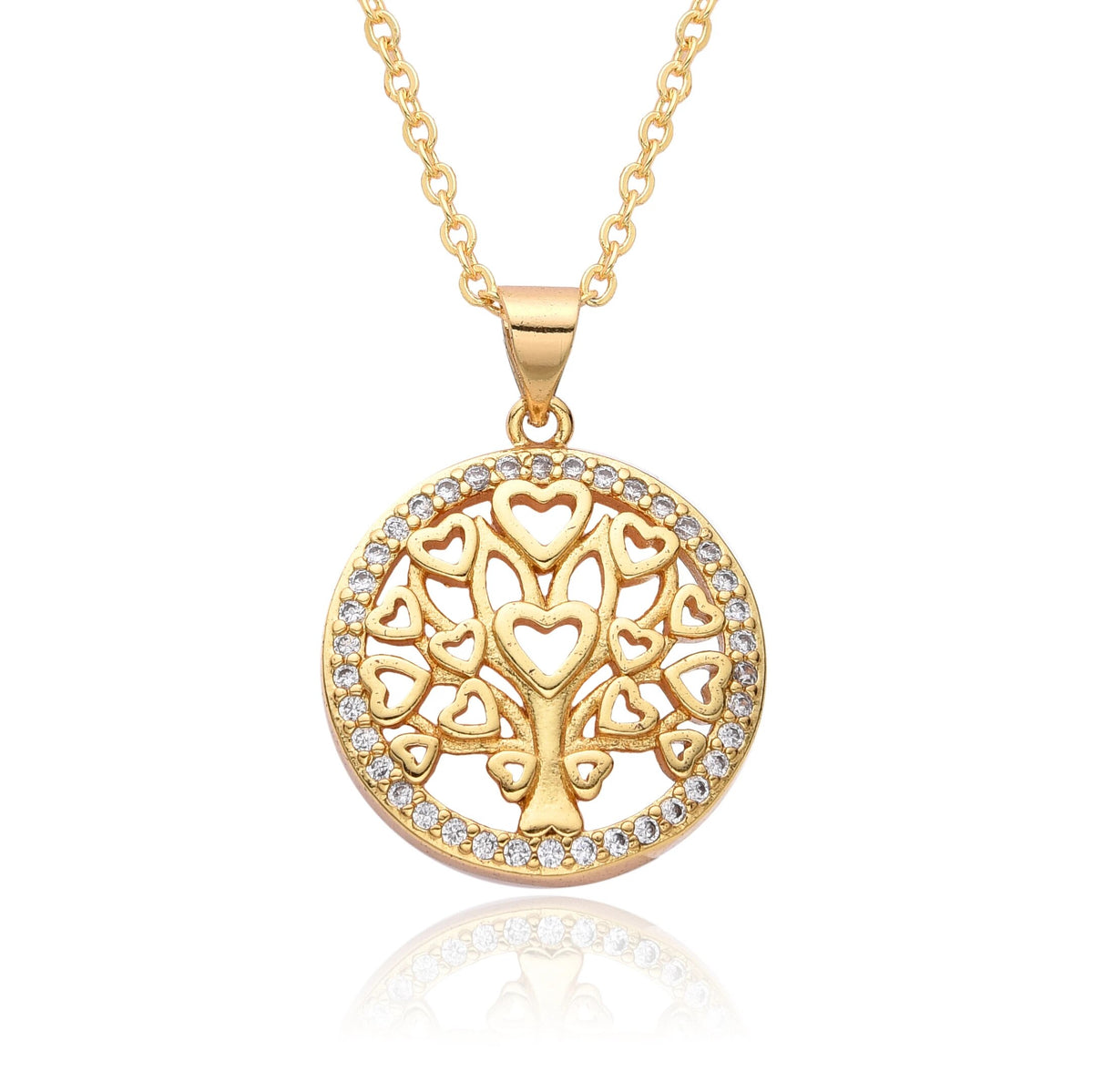 Collier Arbre De Vie Or