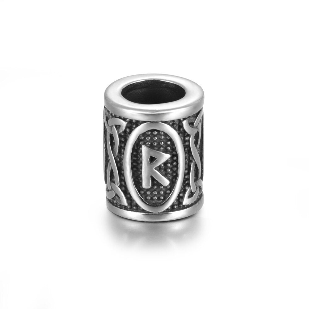 Perle En Acier <br>Rune Raidho</br> Viking Shop