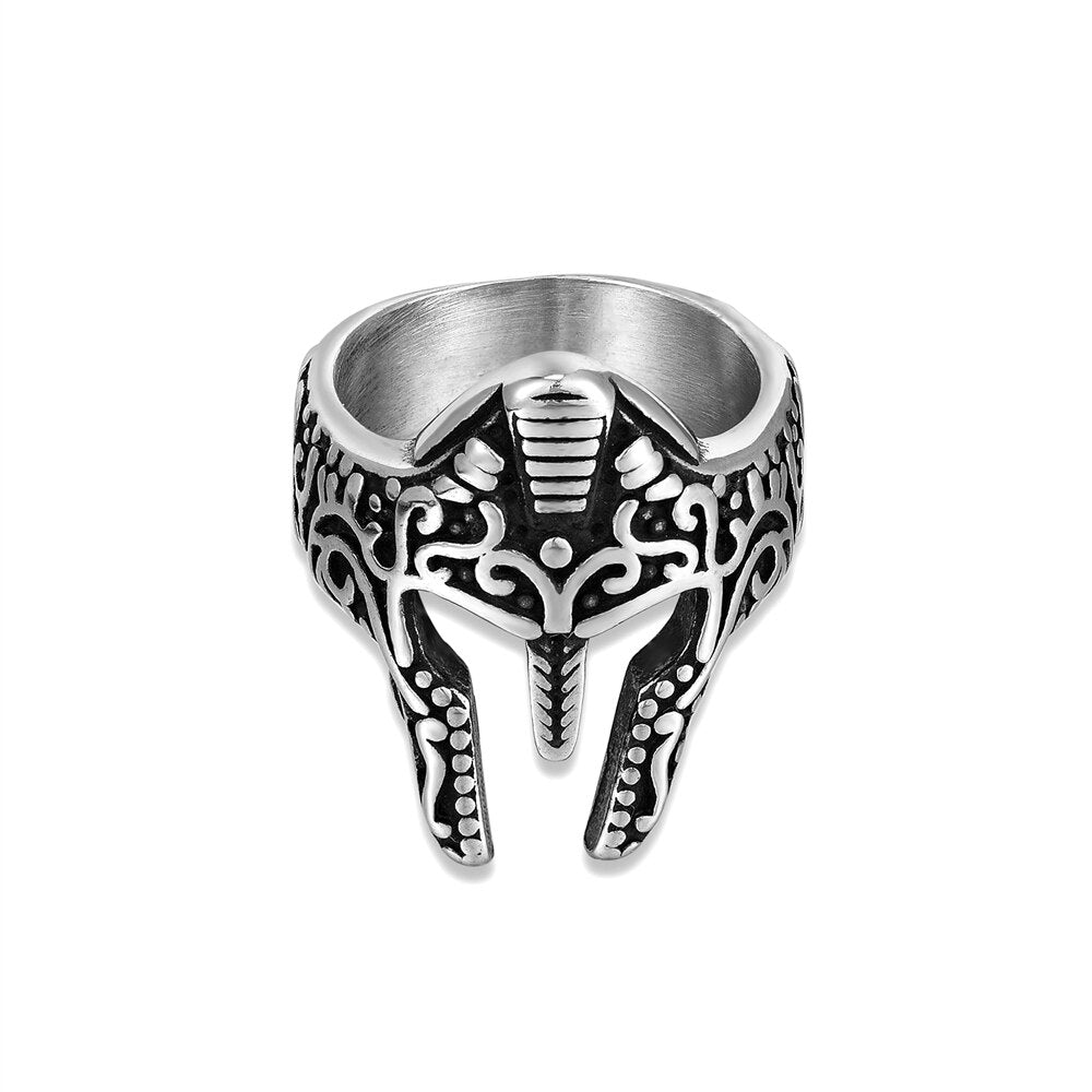 Bague Viking <br>Casque Guerrier</br> Viking Shop