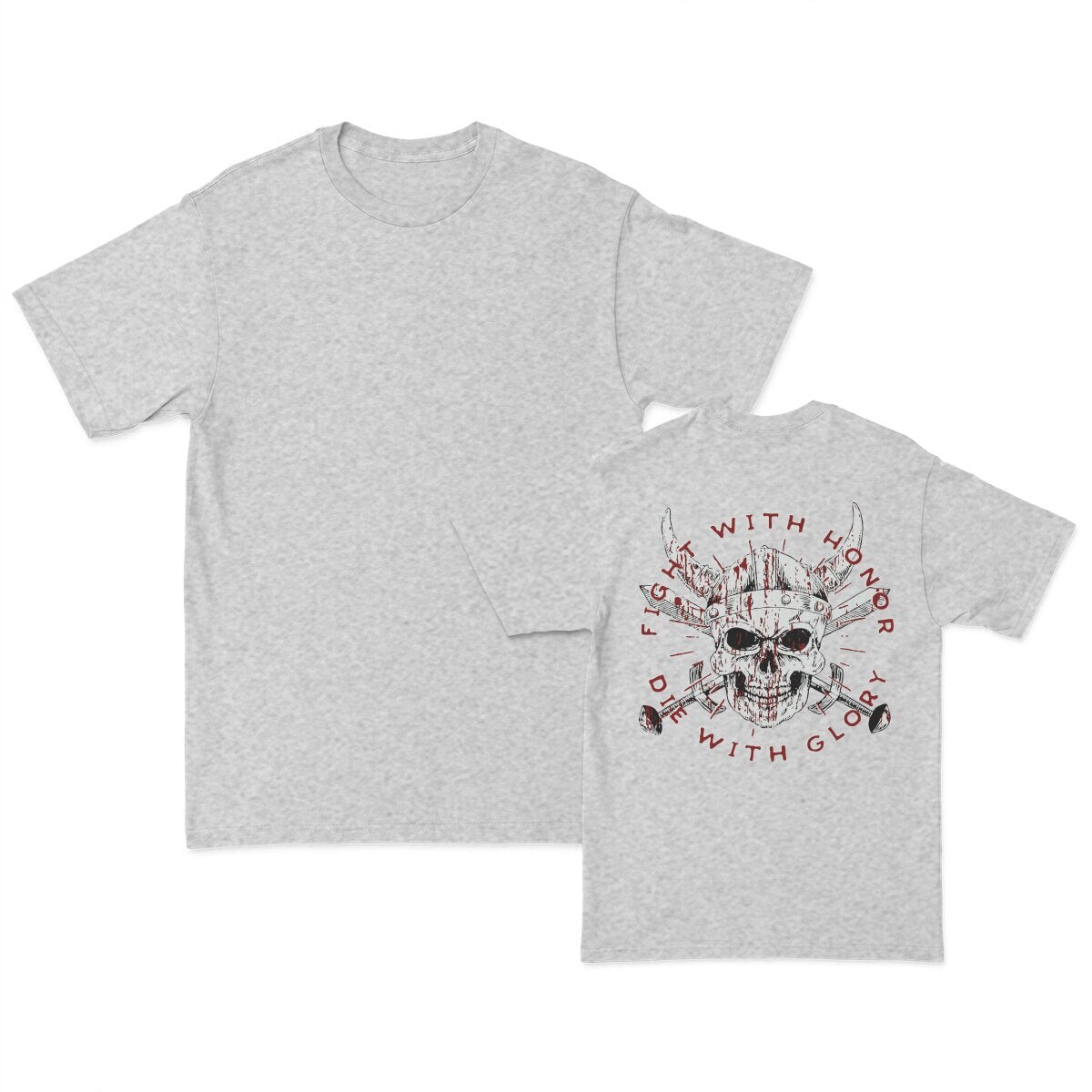 T-shirt Viking Crâne Nordique