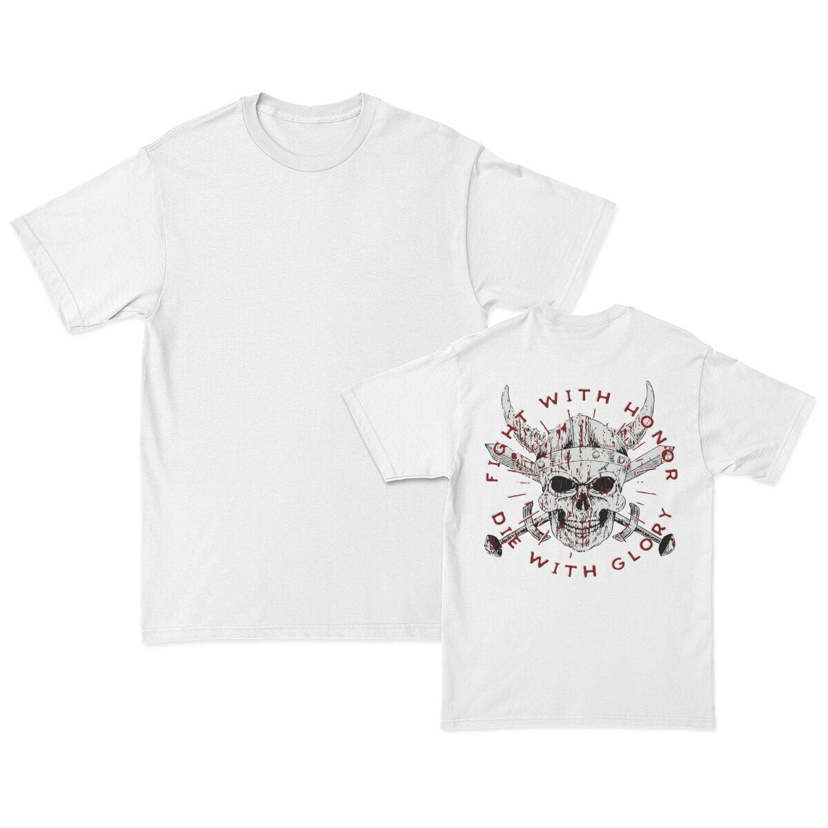 T-shirt Viking Crâne Nordique