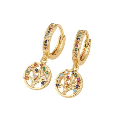 Boucles d'Oreilles <br>Arbre De Vie</br> Viking Shop