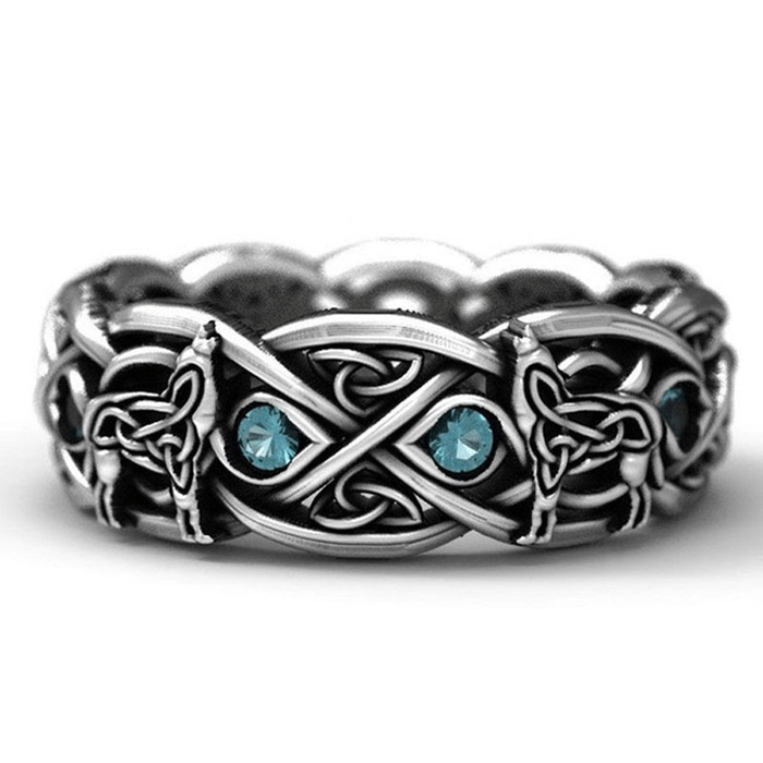 Bague Viking <br>Freki et Geri</br> Viking Shop