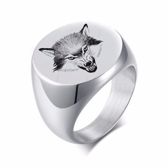 Bague Viking <br>Loup Fenrir</br> Viking Shop