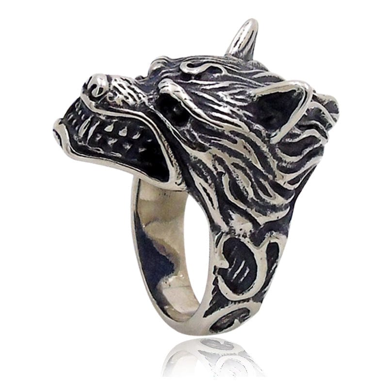 Bague Viking <br>Loup Fenrir</br> Viking Shop