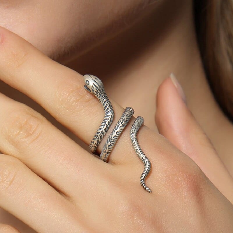 Bague Viking <br>Serpent Jormungand</br> Viking Shop