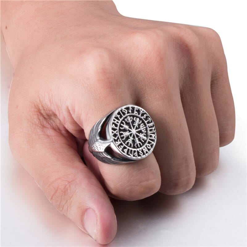 Bague Viking <br>Vegvisir</br> Viking Shop